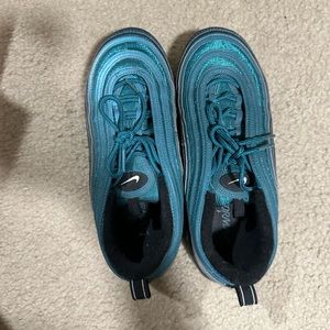 Nike Teal and Black Women's Sneakers